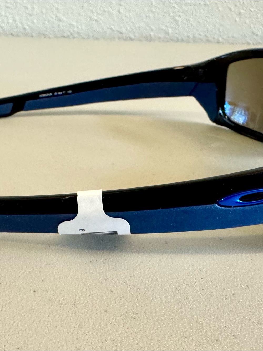 New men’s Oakley Straighlink sunglasses OO9331-04 black and blue frames lenses - Picture 5 of 11